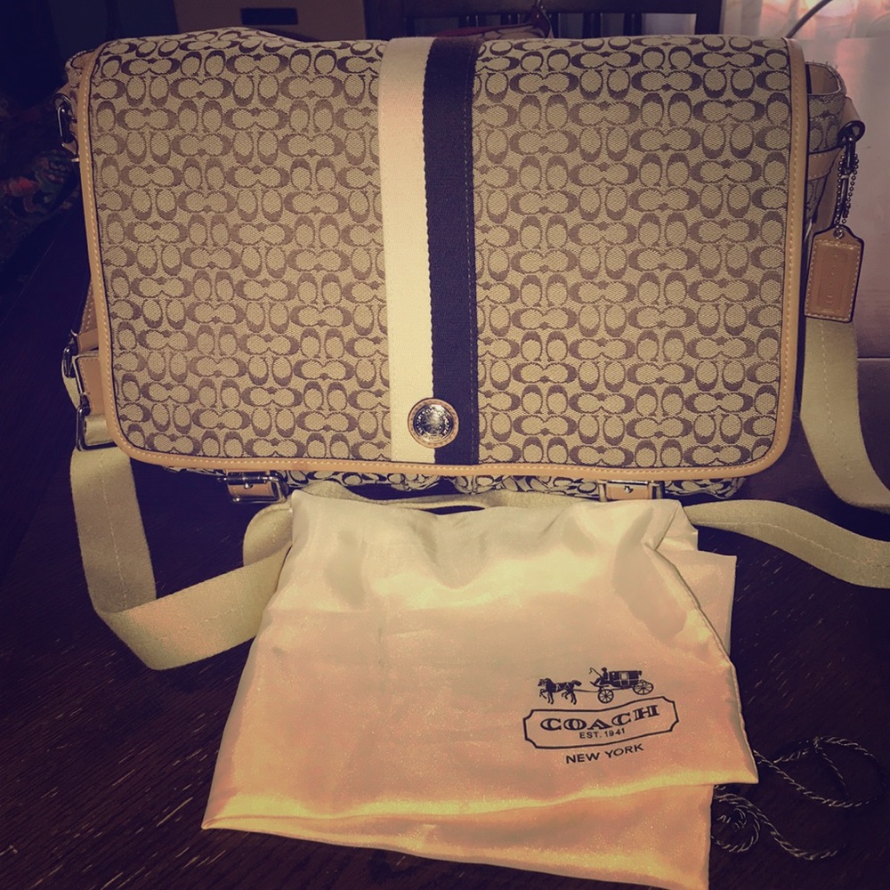 Coach Messenger/Diaper Bag